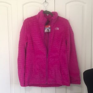 The north face laurel fleece in luminous pink
